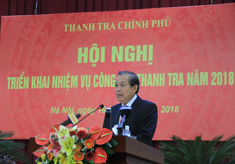 Phó Thủ tướng Thường trực Chính phủ Trương Hòa Bình phát biểu chỉ đạo tại Hội nghị.